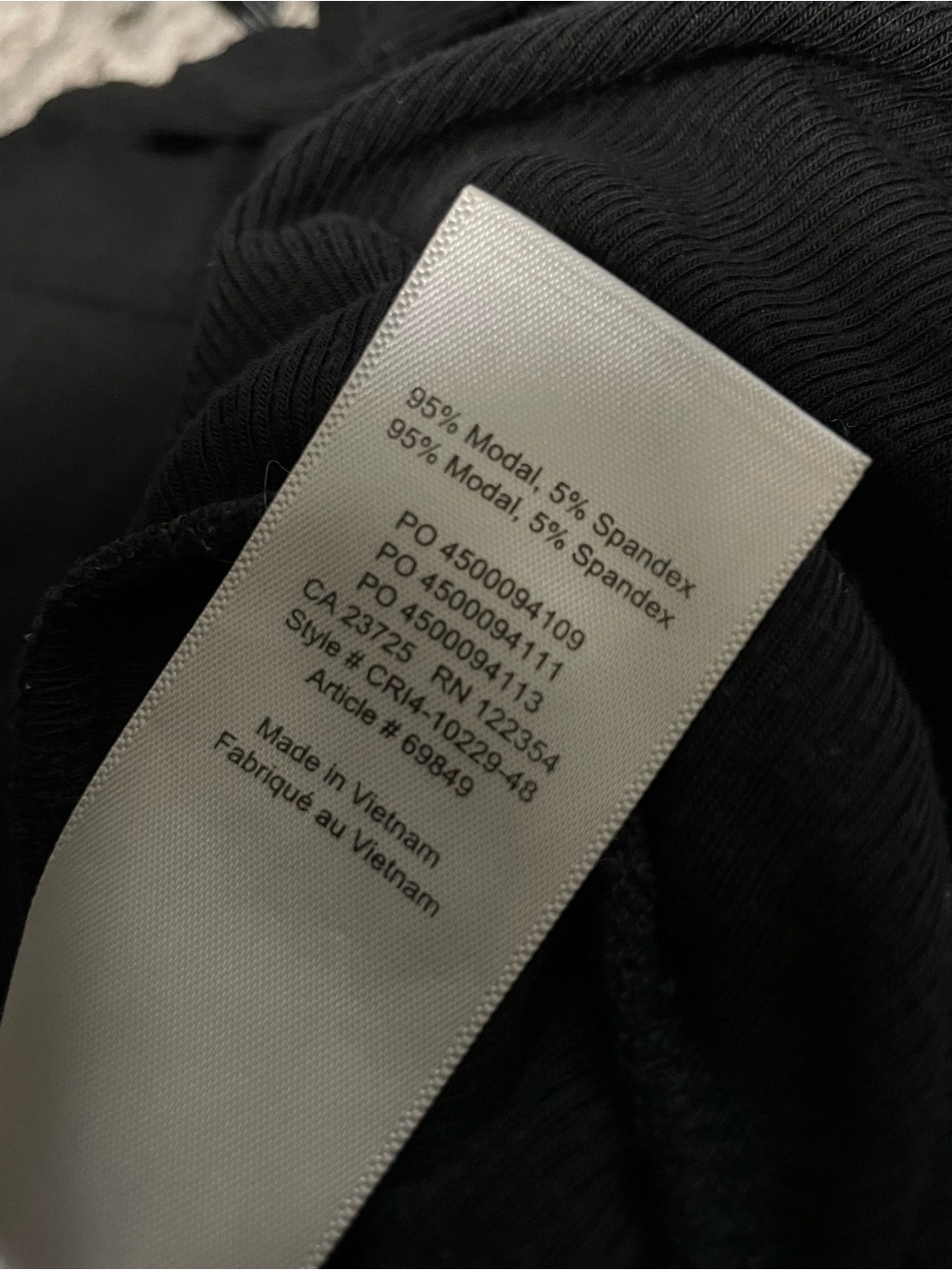 Wilfred Aritzia Black Cross Front Long Sleeve Deep V-Neck Shirt Women’s Medium - Picture 10 of 10